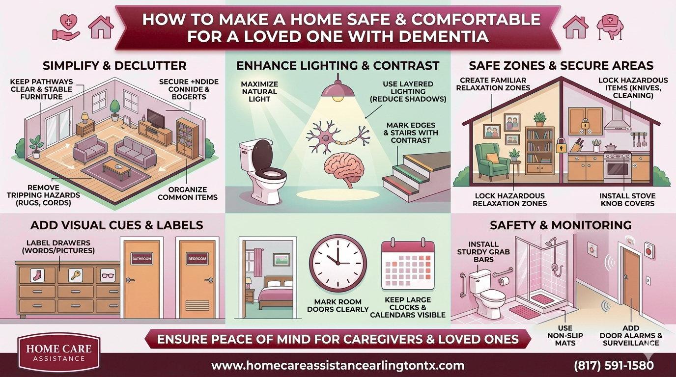 How to Make a Home Safe and Comfortable for a Loved One with Dementia